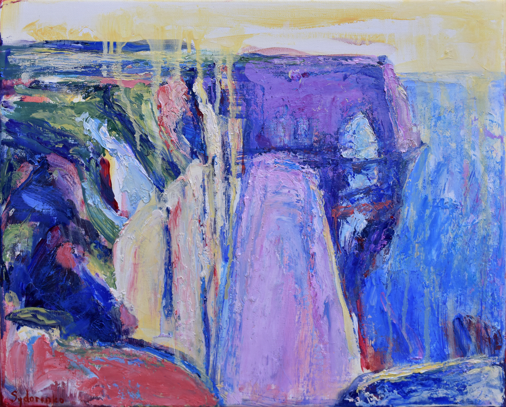 «Normandie. Étretat», huile sur toile, 46x38 cm, 2025