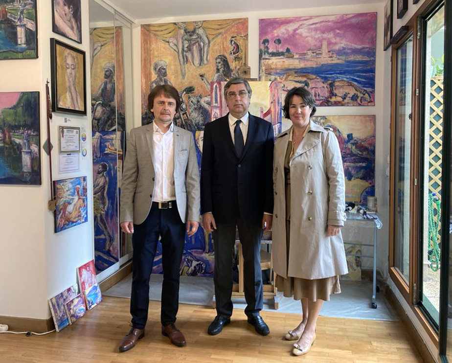 Ambassadeur de l'Ukraine en France visite l'atelier en 2025