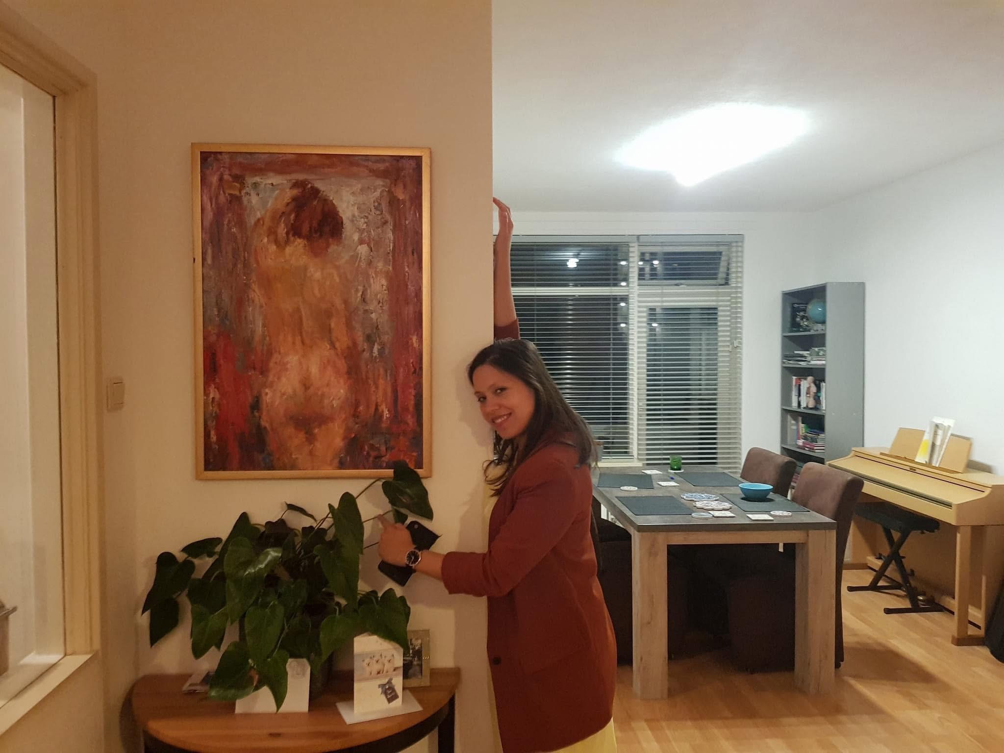 «At the mirror» dans la collection particulière à Amsterdam