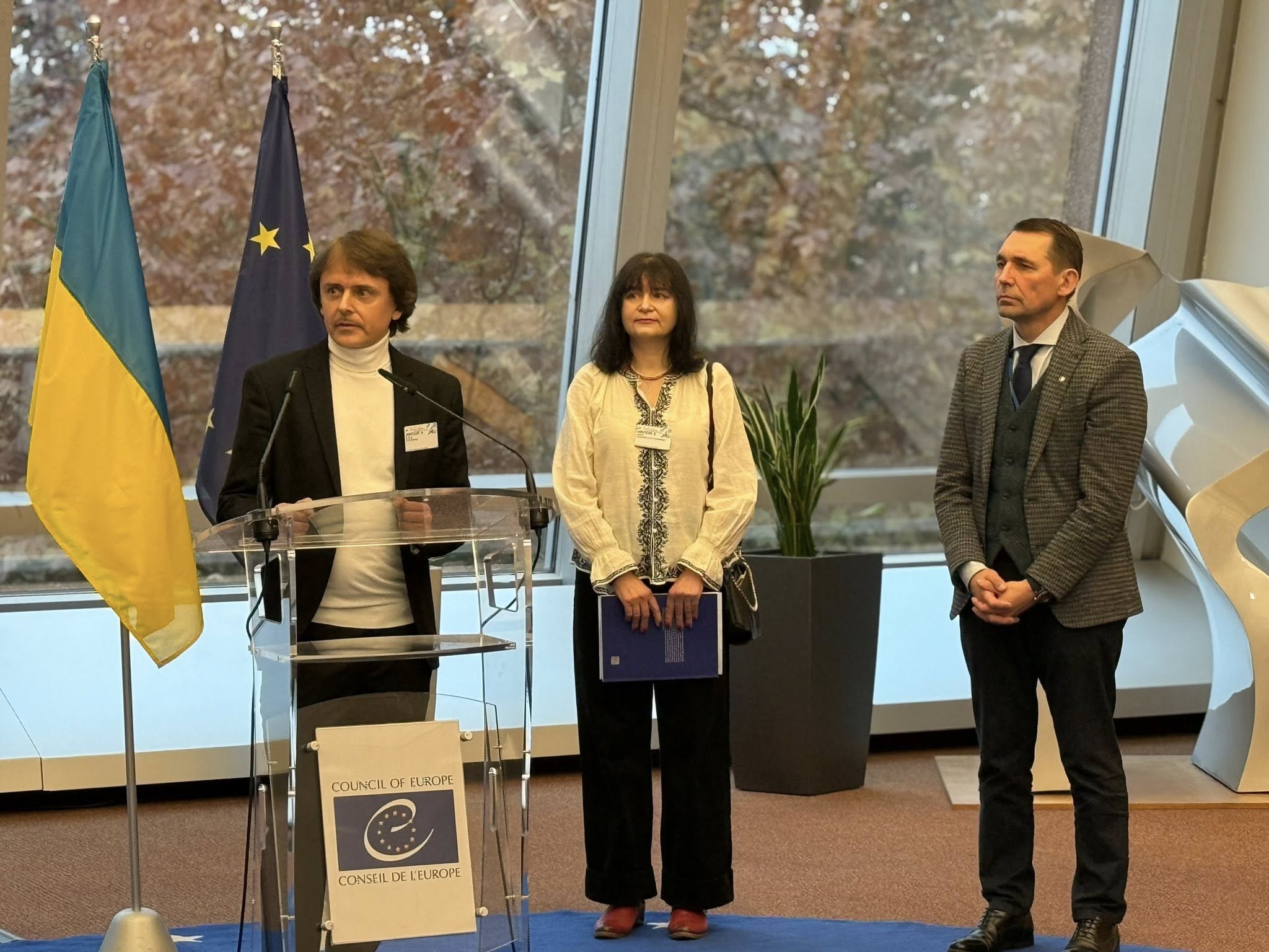 Vernissage de l'exposition «Two realities» au Conseil de l'Europe, Strasbourg 2025
