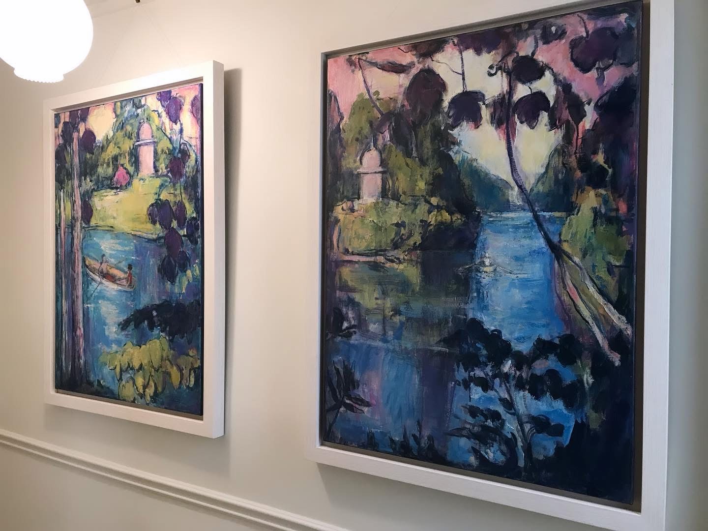 Dyptique «Bois de Boulogne» dans la collection particulière à Bruxelles